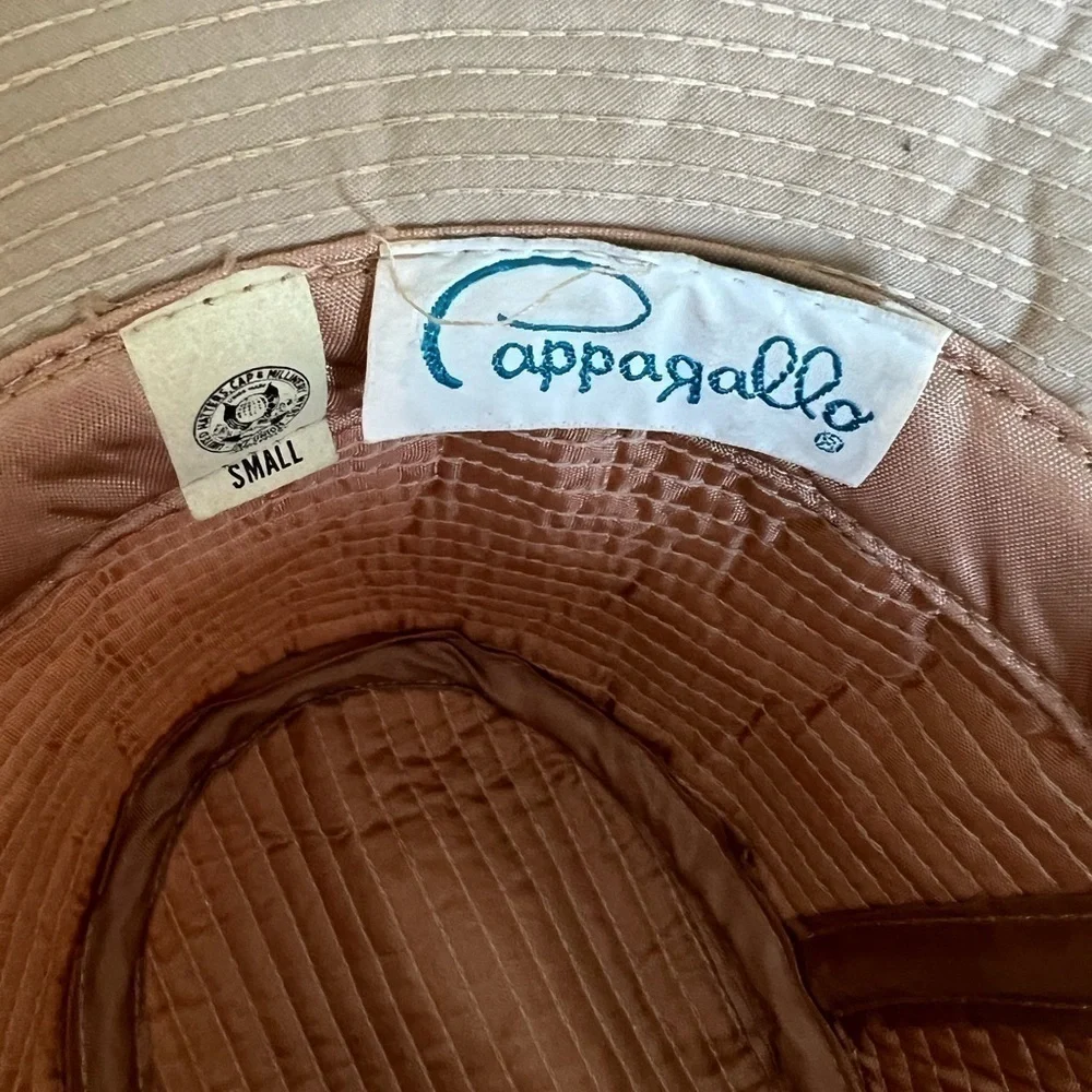Vintage Pappagallo Bucket Style Rain Hat / Small
